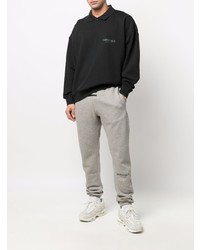 schwarzer Polo Pullover von FEAR OF GOD ESSENTIALS