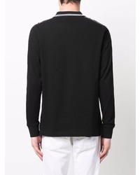 schwarzer Polo Pullover von Philipp Plein