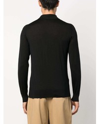 schwarzer Polo Pullover von Brioni