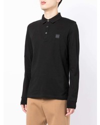 schwarzer Polo Pullover von BOSS