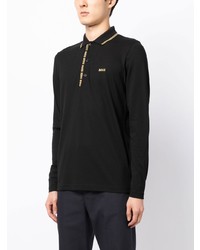 schwarzer Polo Pullover von BOSS