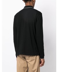 schwarzer Polo Pullover von BOSS