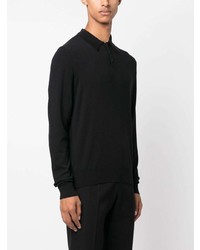 schwarzer Polo Pullover von Lanvin