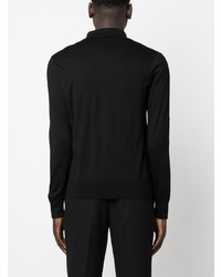 schwarzer Polo Pullover von Dolce & Gabbana