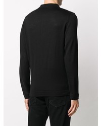 schwarzer Polo Pullover von Cenere Gb