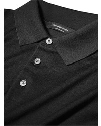 schwarzer Polo Pullover von Zegna