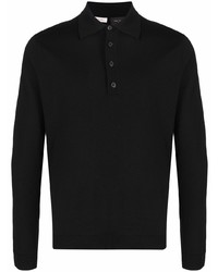 schwarzer Polo Pullover von Low Brand