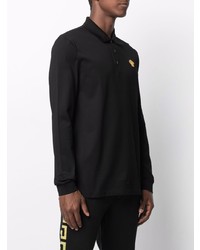 schwarzer Polo Pullover von Versace