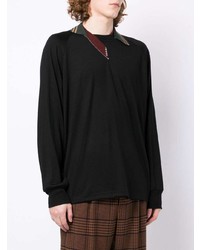 schwarzer Polo Pullover von Kolor