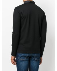 schwarzer Polo Pullover von Lanvin