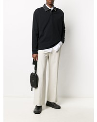schwarzer Polo Pullover von Valentino