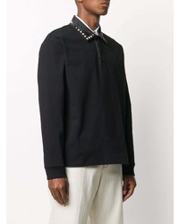 schwarzer Polo Pullover von Valentino