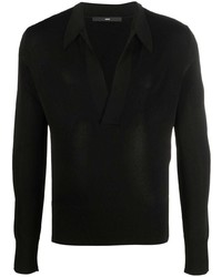 schwarzer Polo Pullover von SAPIO