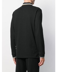 schwarzer Polo Pullover von Emporio Armani