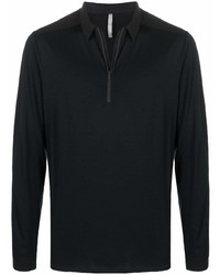 schwarzer Polo Pullover von Veilance