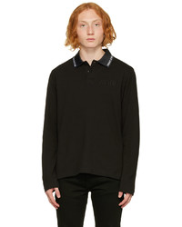 schwarzer Polo Pullover von VERSACE JEANS COUTURE