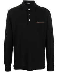 schwarzer Polo Pullover von Zegna