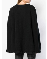 schwarzer Poncho von Y's