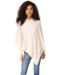 schwarzer Poncho von White + Warren