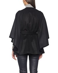 schwarzer Poncho von Coast