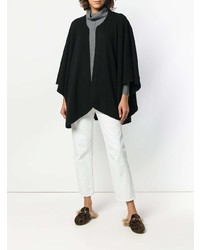 schwarzer Poncho von Philo-Sofie