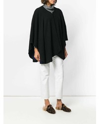 schwarzer Poncho von Philo-Sofie