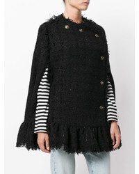 schwarzer Poncho von MSGM