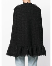 schwarzer Poncho von MSGM