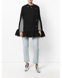 schwarzer Poncho von MSGM