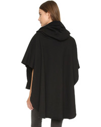 schwarzer Poncho von OAK