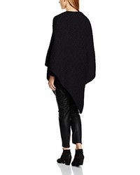 schwarzer Poncho von Only