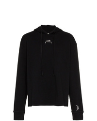 schwarzer Pullover mit einem Kapuze von A-Cold-Wall*