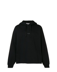 schwarzer Pullover mit einem Kapuze von Acne Studios