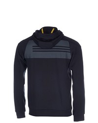 schwarzer Pullover mit einem Kapuze von adidas