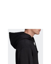 schwarzer Pullover mit einem Kapuze von adidas Originals