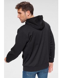 schwarzer Pullover mit einem Kapuze von adidas Originals