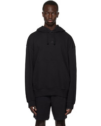 schwarzer Pullover mit einem Kapuze von adidas Originals