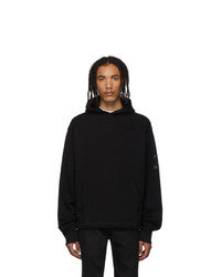 schwarzer Pullover mit einem Kapuze von AFFIX