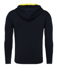 schwarzer Pullover mit einem Kapuze von AKITO TANAKA