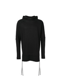 schwarzer Pullover mit einem Kapuze von Andrea Ya'aqov
