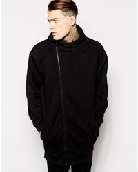 schwarzer Pullover mit einem Kapuze von Asos
