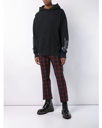 schwarzer Pullover mit einem Kapuze von Rhude
