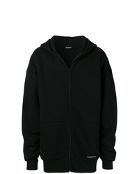 schwarzer Pullover mit einem Kapuze von Balenciaga