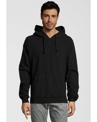 schwarzer Pullover mit einem Kapuze von Better Rich