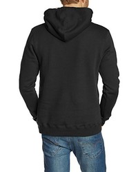 schwarzer Pullover mit einem Kapuze von Björkvin