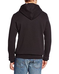 schwarzer Pullover mit einem Kapuze von Björkvin