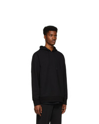 schwarzer Pullover mit einem Kapuze von Y-3