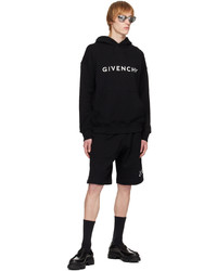 schwarzer Pullover mit einem Kapuze von Givenchy