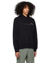 schwarzer Pullover mit einem Kapuze von Norse Projects