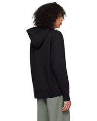 schwarzer Pullover mit einem Kapuze von Norse Projects